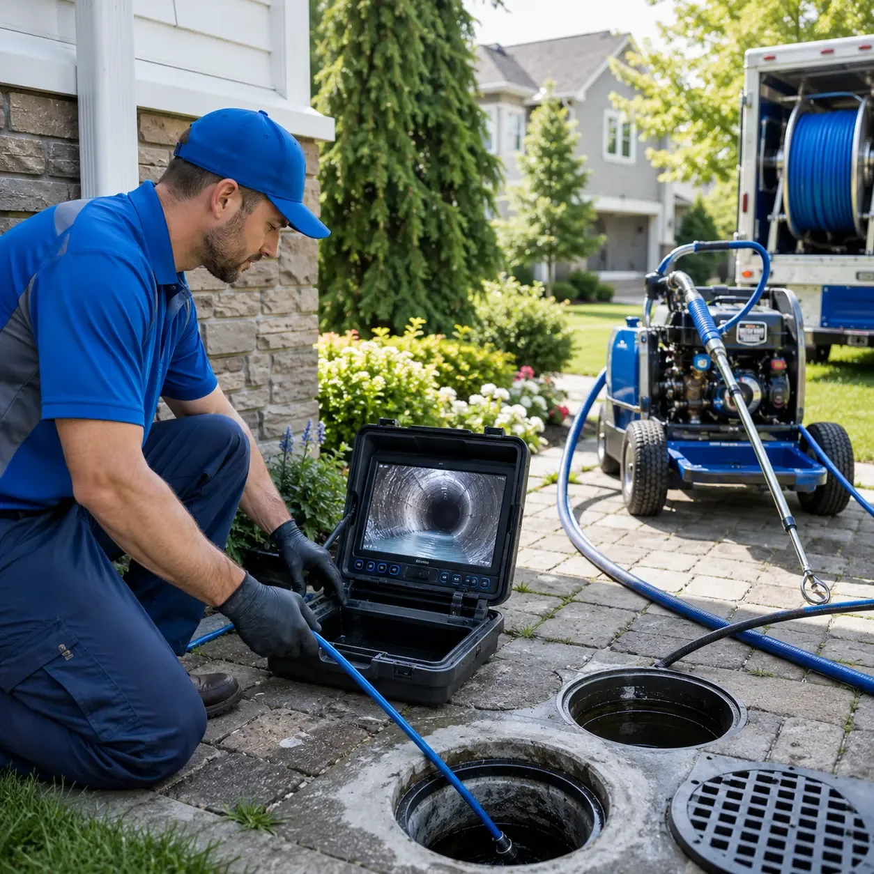 Outdoor drain cleaning professionals serving Flowood, MS